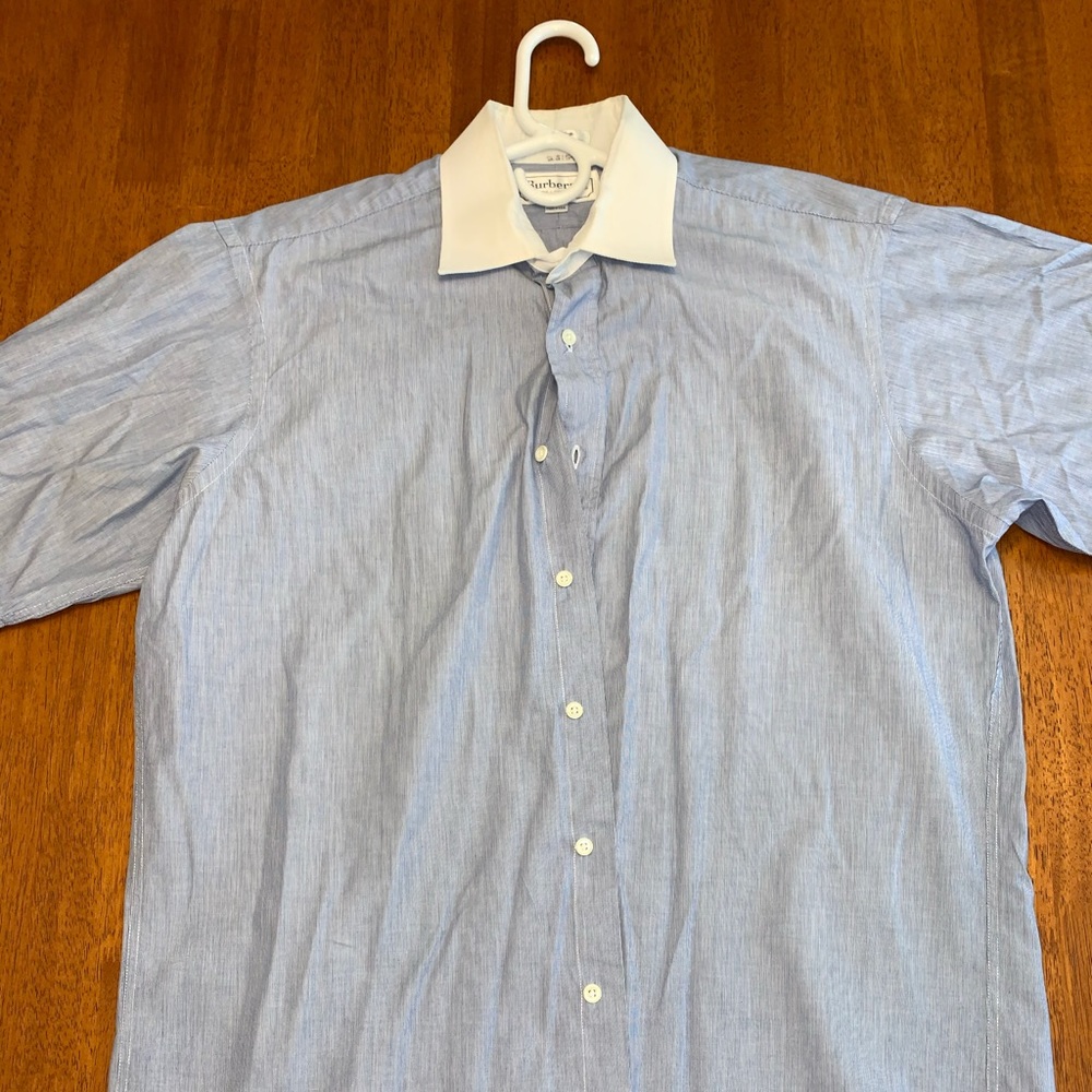 Burberry of London White Collar Button Down